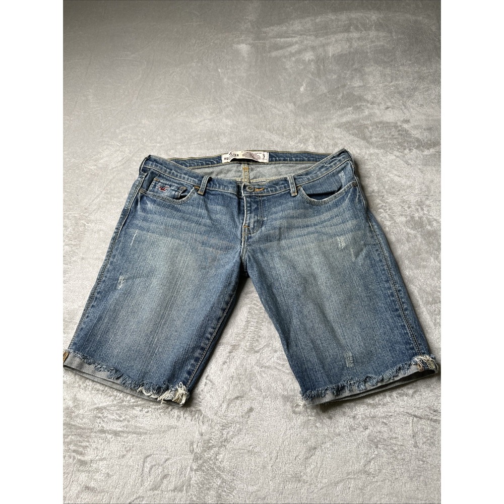 Women's HOLLISTER Rare Vintage Cut Off Shorts Sz 7 Y2K Festival Summer